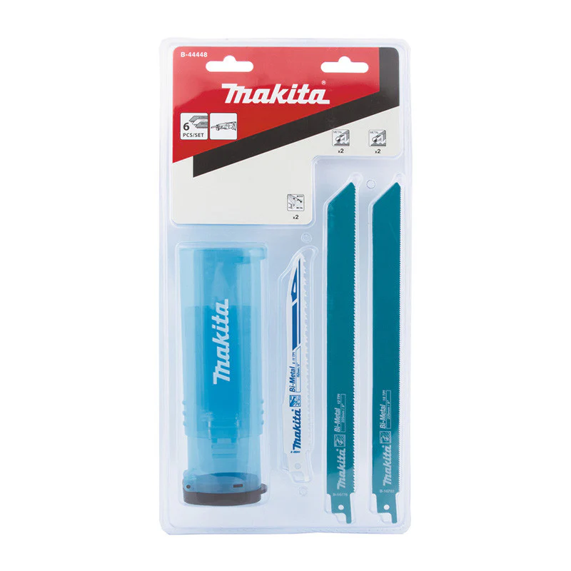 Pack de 6 lames métal pour scie récipro MAKITA B-44448 - Image 3