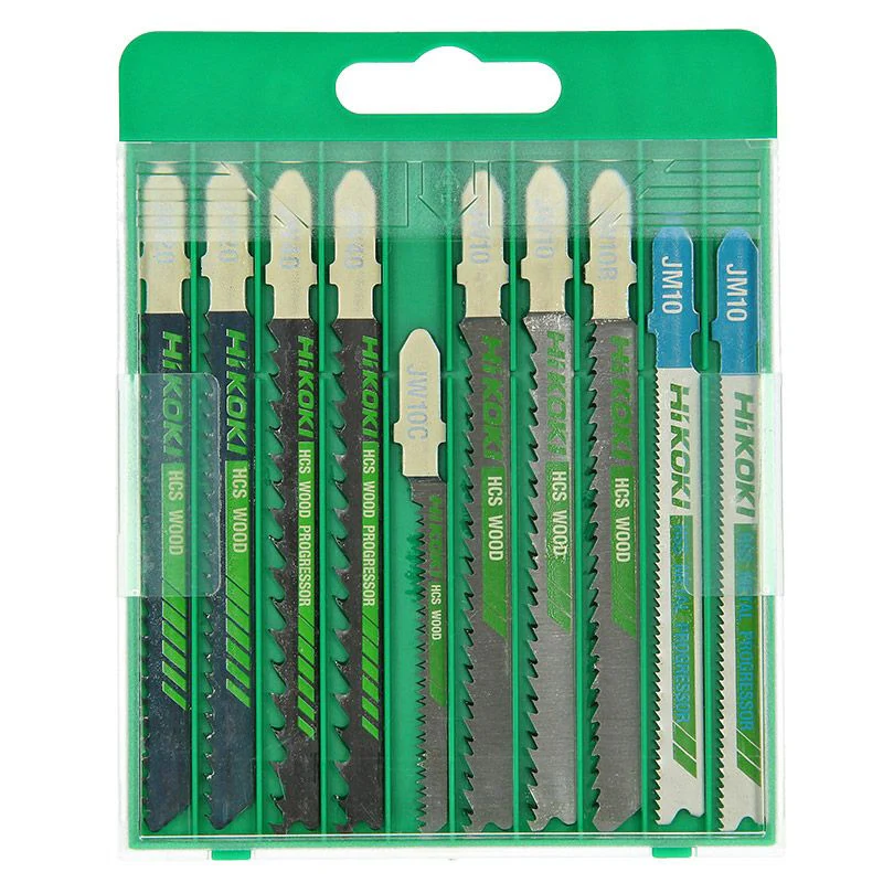Pack Scie sauteuse 90mm et lame de scie - HIKOKI CJ90VAST2WAZ + Lot de 10 lames panachés bois et métal 750049 - Image 3