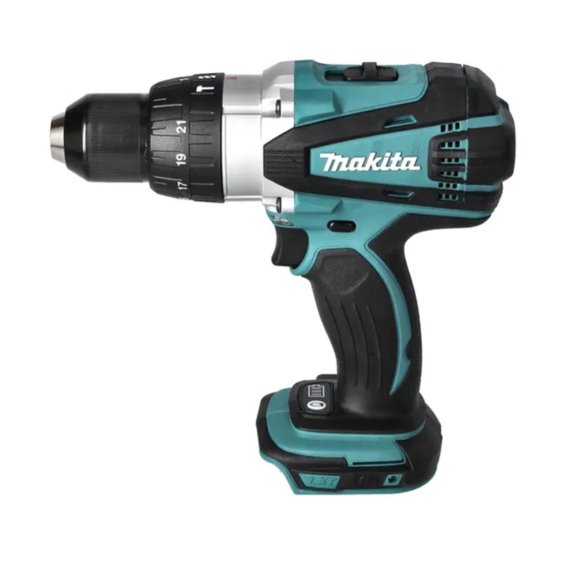 Perceuse visseuse à percussion sans fil 18V Li-ion MAKITA DHP458ZJ (machine seule, avec MAKPAC) - Image 2