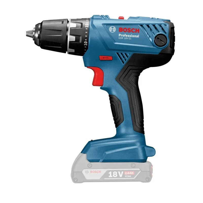 Perceuse Visseuse à percussion sans fil BOSCH 06019H110C GSB 18V-21 Professional (2 x 4,0Ah) avec 82 accessoires - Image 3