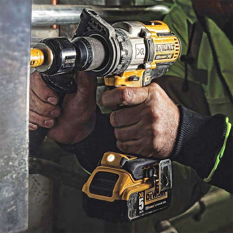 Perceuse-visseuse à percussion 18V DEWALT DCD996P2-QW avec coffret et 2 batteries 5,0 Ah - Image 6