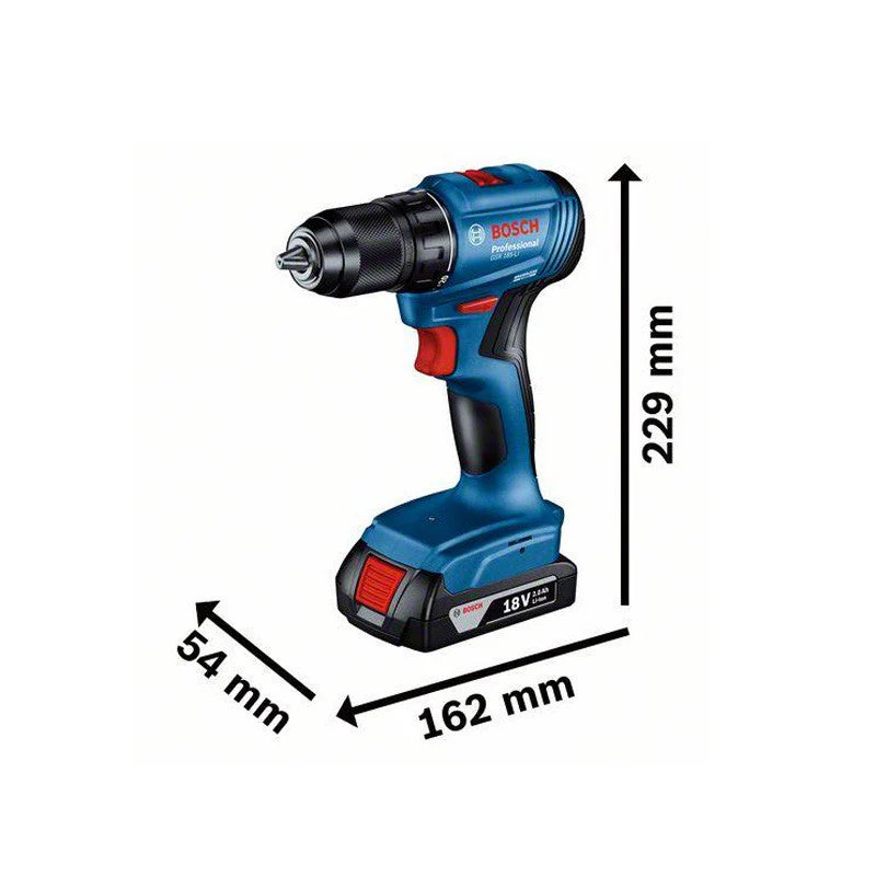 Perceuse - visseuse sans fil BOSCH GSR 18V-45 06019K3201 Professionnal en L-Boxx (vendu sans batterie) - Image 2