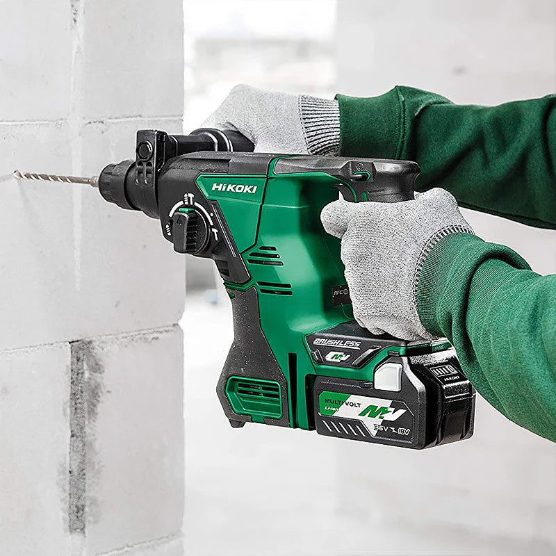 Perforateur burineur sans fil SDS-max 36V HIKOKI DH36DMAW2Z 8,5J en coffret (vendu sans batterie) - Image 4
