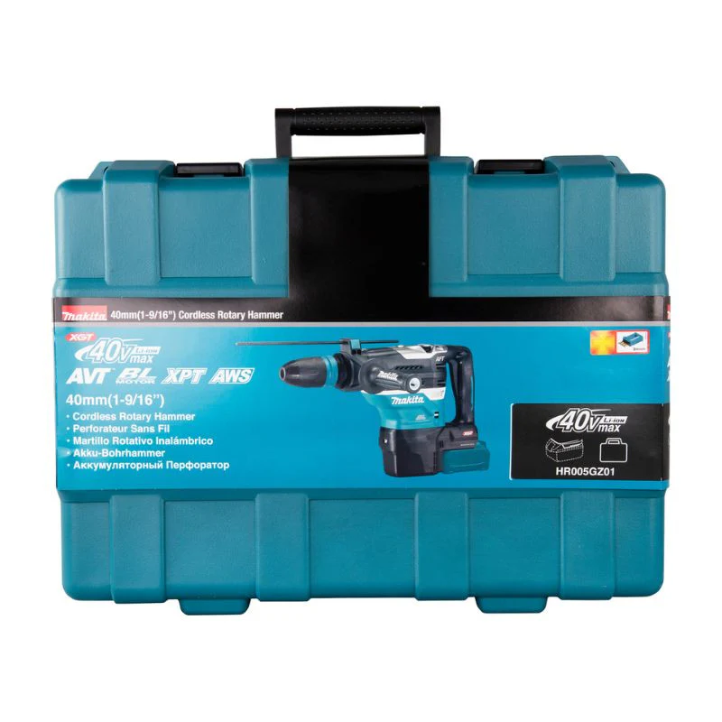 Perforateur-burineur SDS-MAX 40V max Li-Ion XGT MAKITA HR005GZ01 40 mm - Machine seule - Image 5