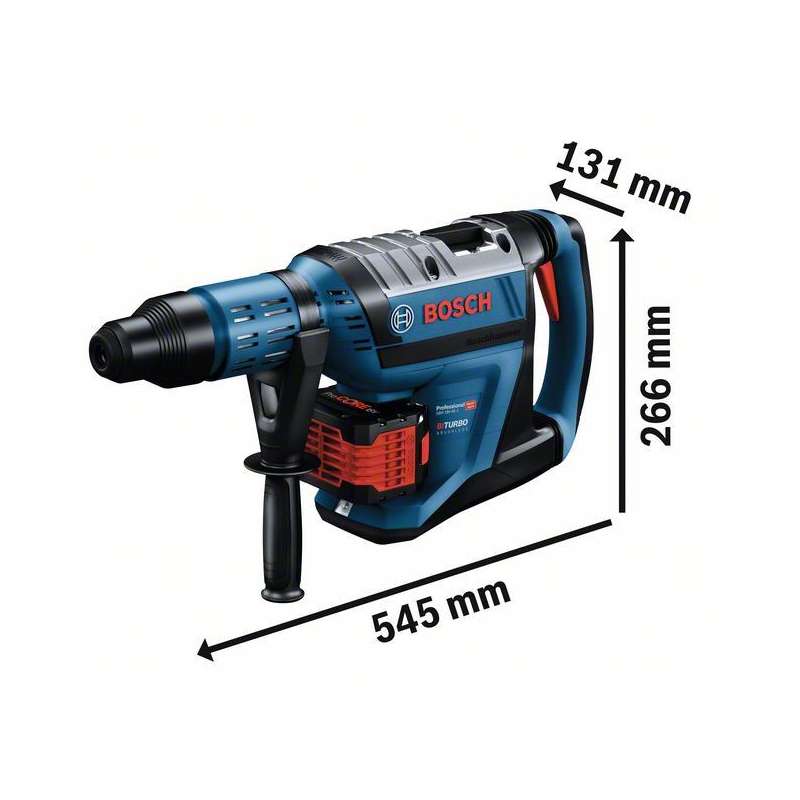 Perforateur sans-fil Bi turbo BOSCH 0611913000 - GBH 18V-45 C Professional SDS max (vendu sans batterie) - Image 3