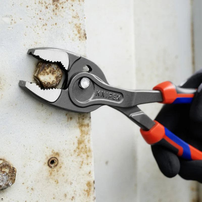Pince multiprise frontale Twingrip 250mm - Gainage Bi-matière - Tête polie KNIPEX - 8202250 - Image 2