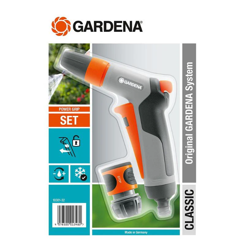 Pistolet d'arrosage multijet GARDENA 18301-32 - raccord Aquastop - Image 2