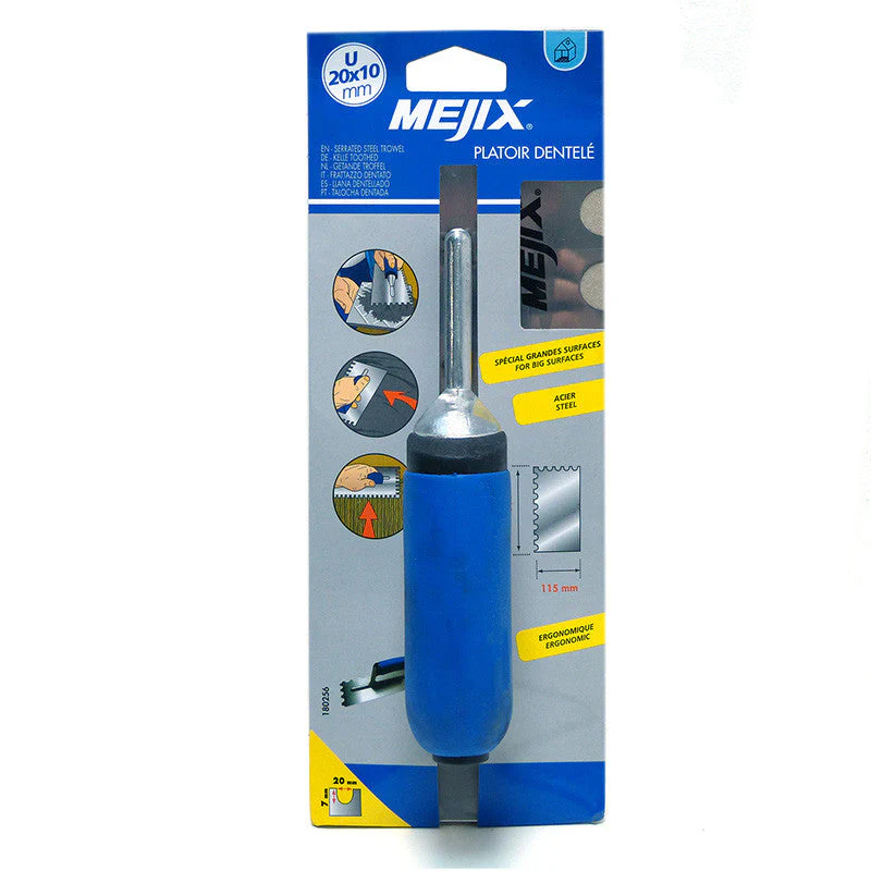 Platoir acier dentelé MEJIX 180256 - 280x115 mm U 20x10 - Image 2