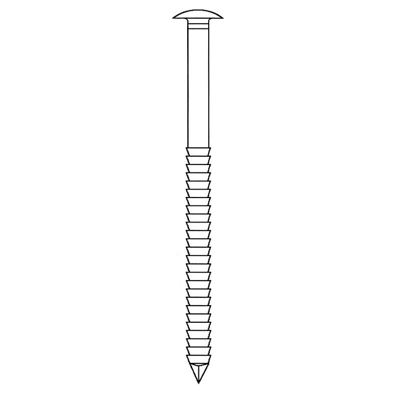 Pointes bombée Inox A2 Annelée en vrac 1kg NORFIX - Image 2