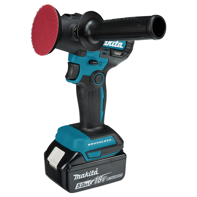 Polisseuse à batterie 50/75 mm Li-Ion LXT MAKITA DPV300RTJ avec 2 batteries 5,0 Ah, 1 chargeur et MAKPAC - Image 2