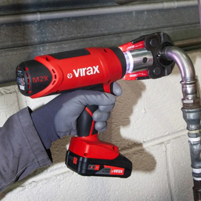 Sertisseuse M2X VIRAX 253551 - 20kN + 2 batteries 18V 2Ah Li-Ion CAS + pince-mère - Image 5