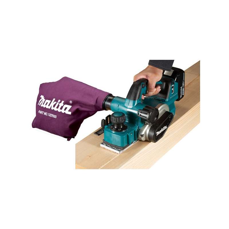 Rabot MAKITA DKP181ZJ 18V Li-Ion 82mm ((vendu sans batterie) avec Coffret MakPac) - Image 3
