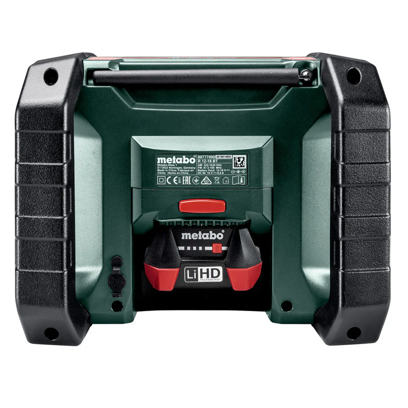 Radio de chantier sans fil 12-18 V METABO 600777850 R 12-18 BT - Image 2