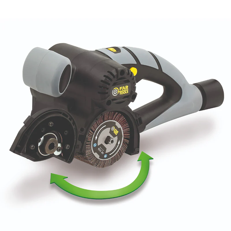 Rénovateur compact FARTOOLS REX80 420W - Brosse à lamelles incluse - 80 x 100 mm - Image 2