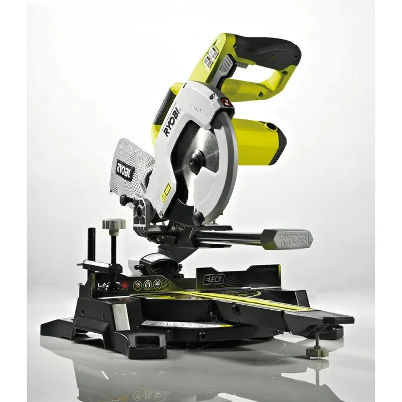 Scie à coupe d’onglets radiale 1500 W 216 mm RYOBI EMS216L - Image 3