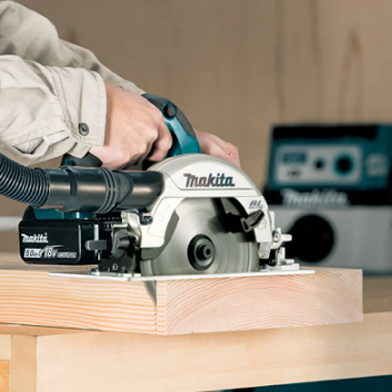 Scie circulaire Brushless Ø 165 mm 2x5Ah 18V LXT ® MAKITA DHS660RTJ en coffret - Image 2