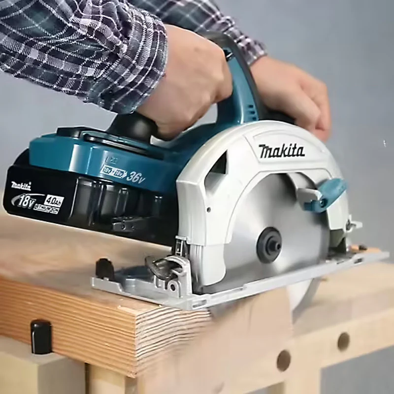 Scie circulaire Ø 190 mm 4x5Ah 36V LXT ® MAKITA DHS710PT4J en coffret et chargeur double - Image 2