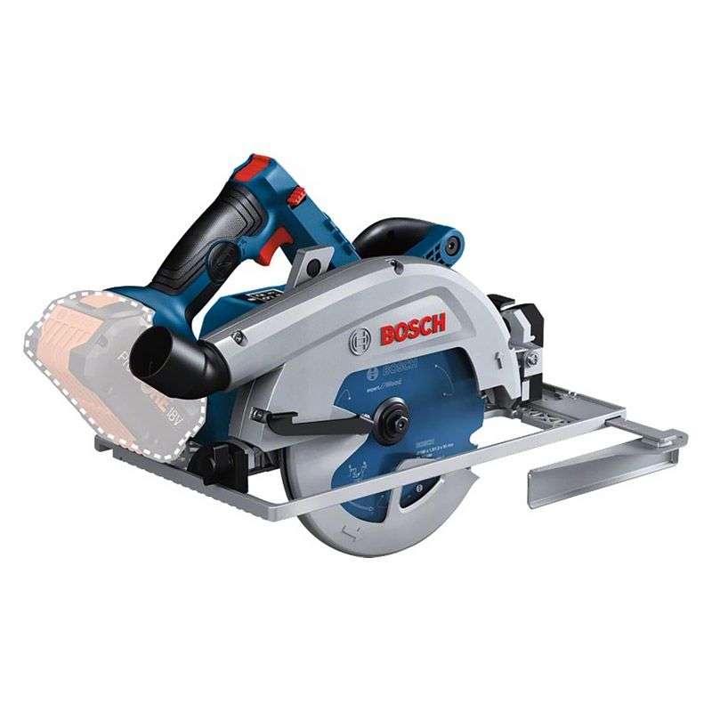 Scie circulaire sans fil BITURBO BOSCH GKS 18V-68 GC Professional en L-Boxx (2x8Ah) - Image 10