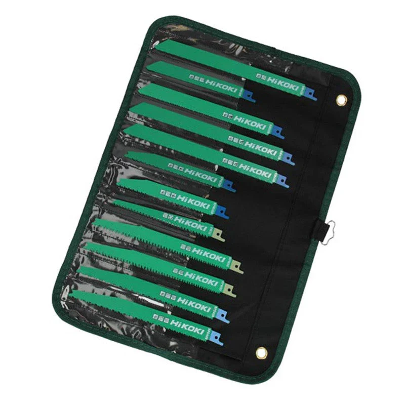 Pack Scie sabre 120mm 18V Li-Ion Brushless & pochette 12 lames - HIKOKI CR18DBLW4Z & 752049 - Image 3