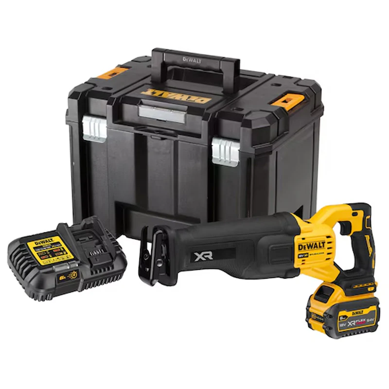 Scie sabre 54V DEWALT DCS386T1-QW Brushless avec coffret et une batterie 6,0Ah - Image 2
