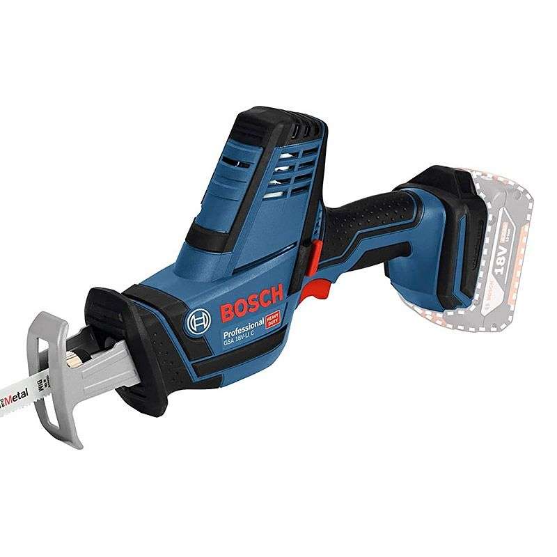 Scie Sabre sans fil BOSCH 06016A5001 GSA 18 V-LI C Professional (vendu sans batterie) + L-Boxx - Image 2