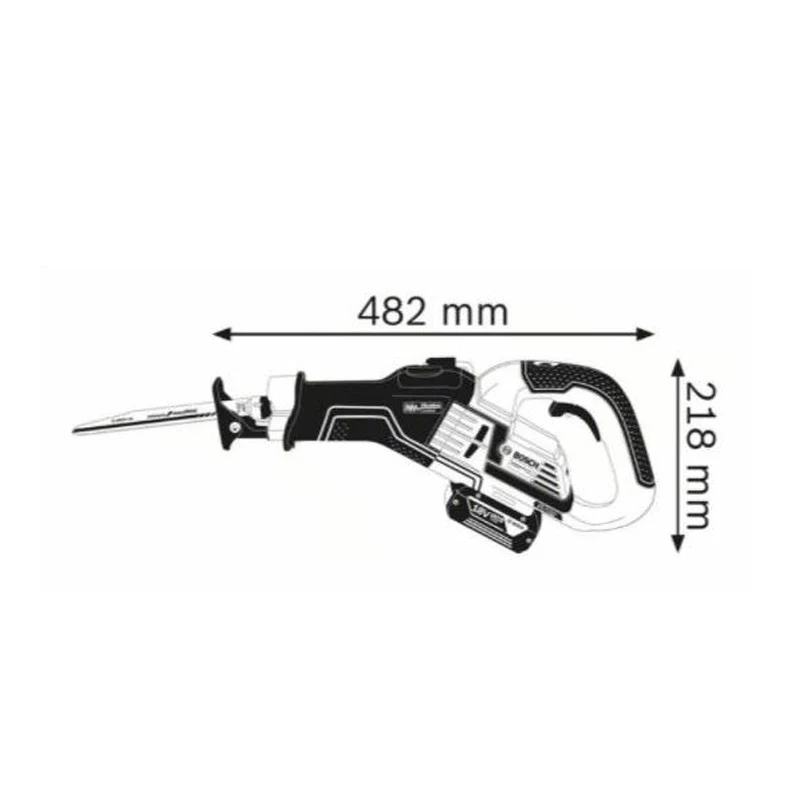 Scie sabre sans-fil BOSCH GSA 18V-32 - 0 601 6A8 108 Professional (vendu sans batterie) - Image 2