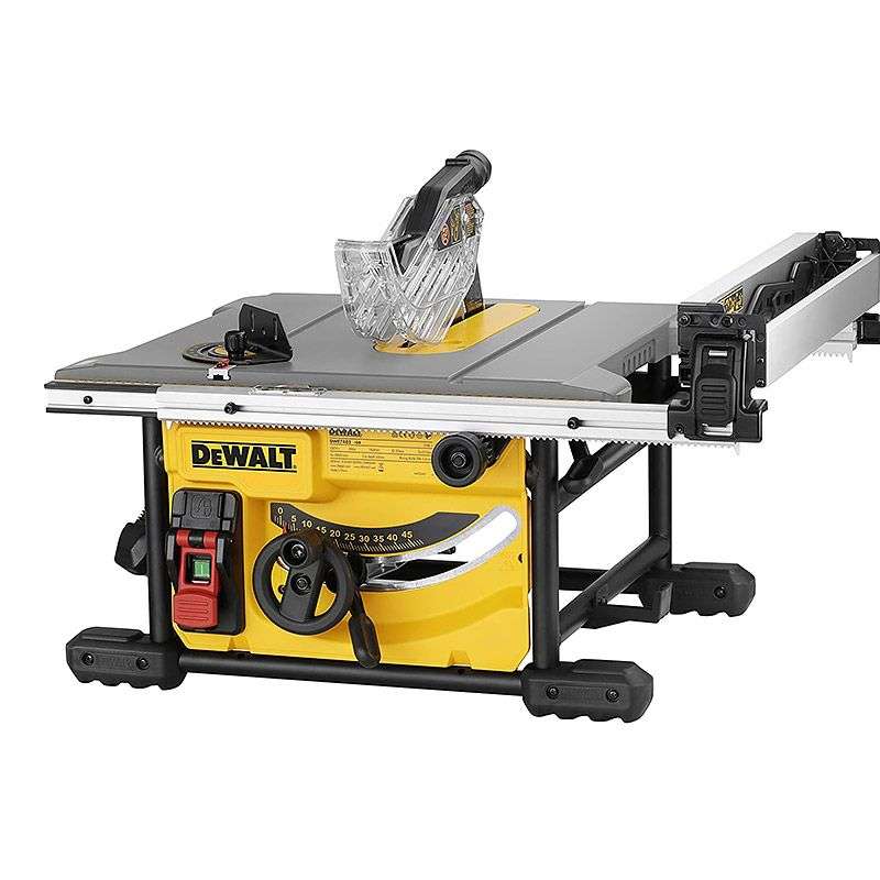 Scie sur table Ø210mm 1850W DEWALT DWE7485RS-QS avec piètement à roulettes DE7400 - Image 2