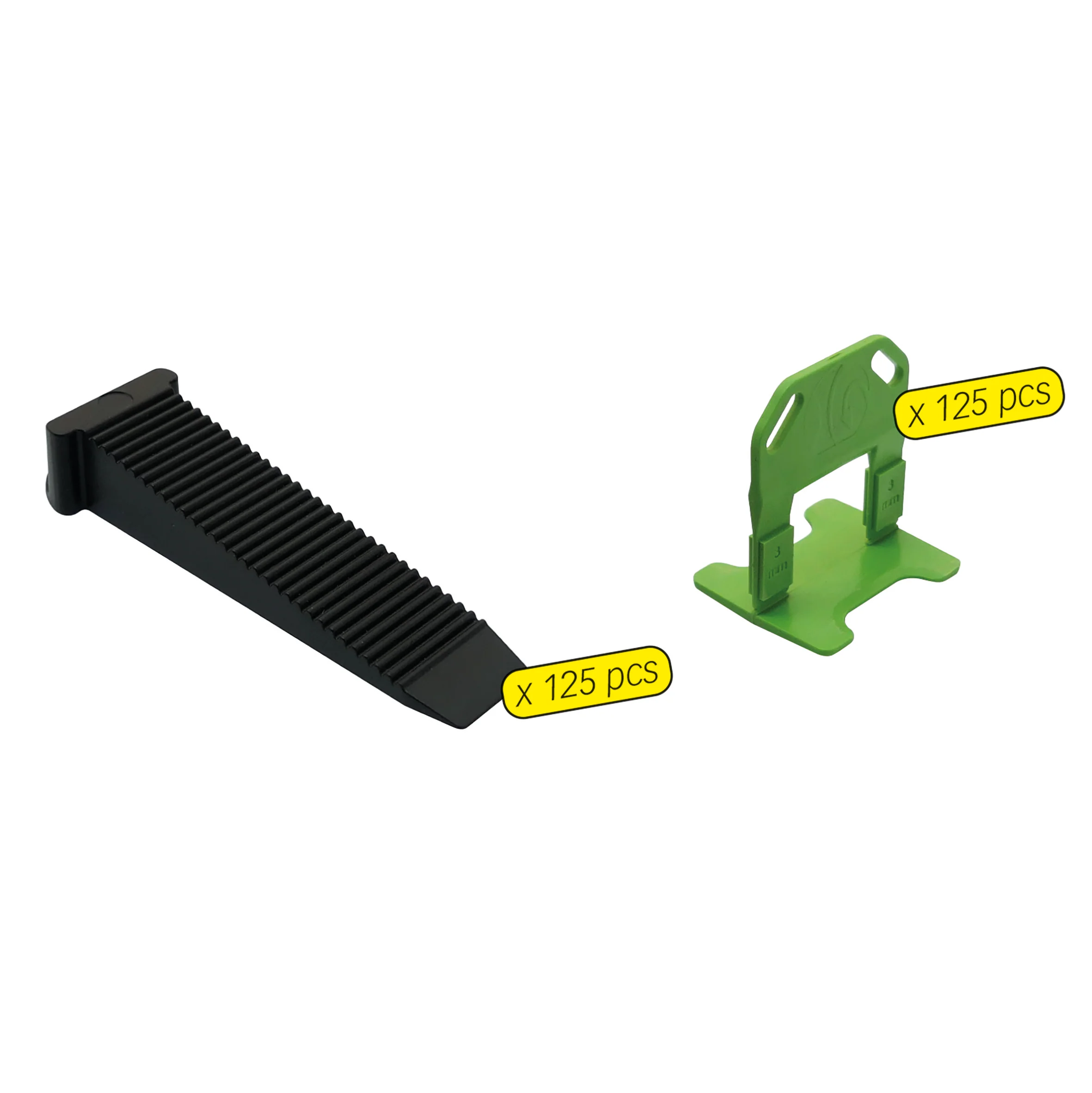 SEAU 125 croisillons 3 mm autonivelants + cales - MEJIX - 180049 - Image 2