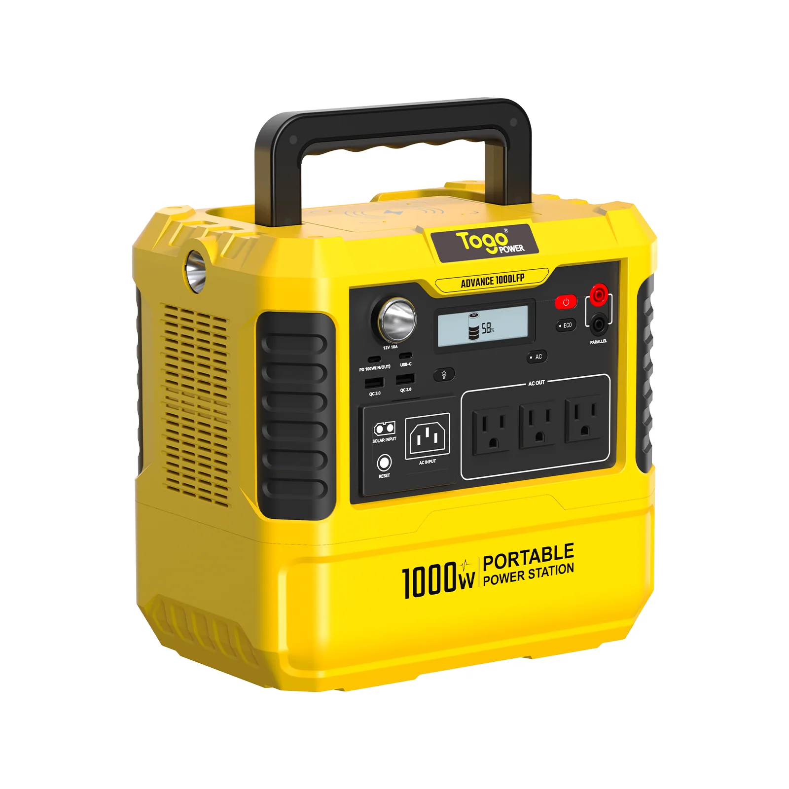 Station d'energie - TOGO POWER - Technologie batterie LiFEPO4 - ADVANCE1000LFP - Sortie max AC 2000W - Image 12