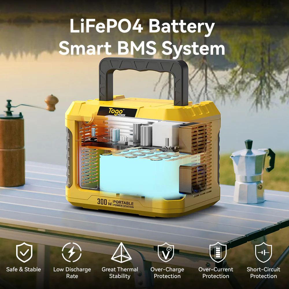 Station d'energie - TOGO POWER - Technologie batterie LiFEPO4 - ADVANCE300LFP - Sortie max AC 400W - Image 8