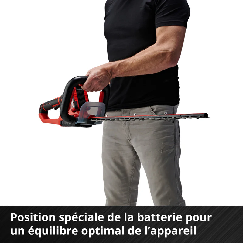 Taille-haie sans fil GE-CH 18/60 Li-Solo EINHELL 3410930 Power X-Change - 18 V - coupe 60 cm (Produit seul) - Image 4