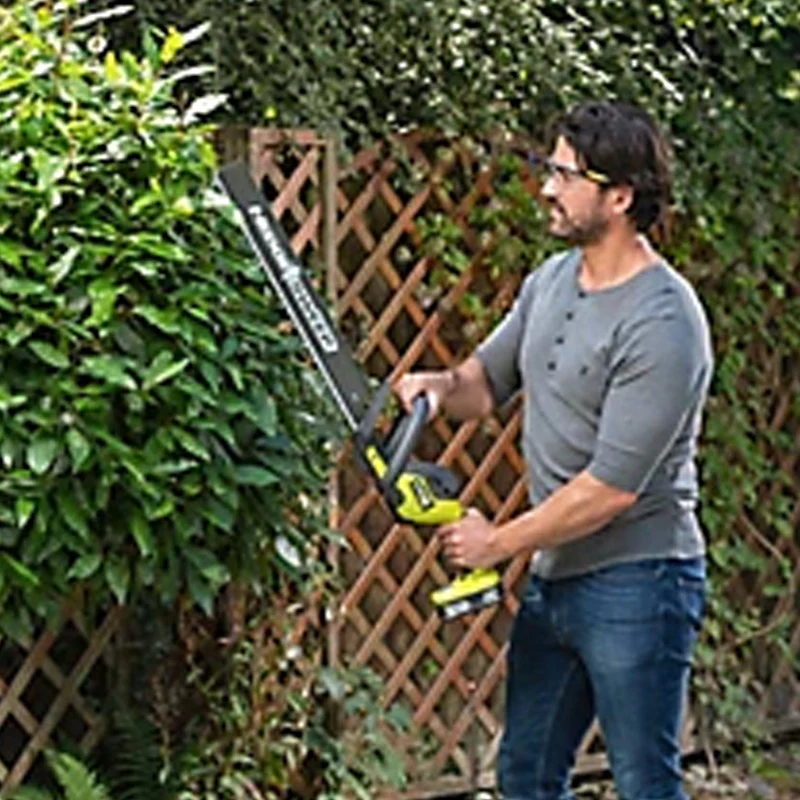 Taille-haies LINEA 18V - RYOBI RY18HT50A-0 - design en ligne - lames 50 cm - écartement 24 mm - HedgeSweep™ (vendu sans batterie) - Image 4
