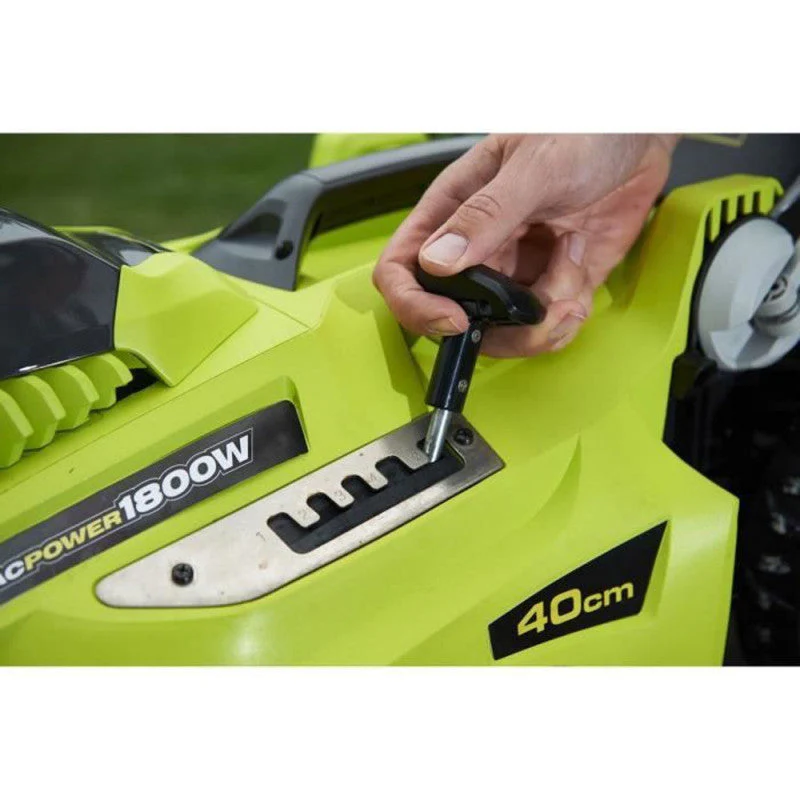 Tondeuse 1800 W RYOBI RLM18E40H - Ø coupe 40 cm - ramassage et mulching - double poignée Vertebrae™ - Image 3