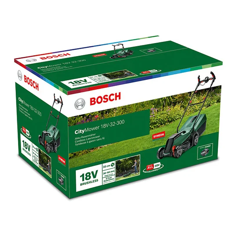 Tondeuse BOSCH CityMower 18V-32 sans-fil avec 1 batterie 18V 4,0Ah - Image 4