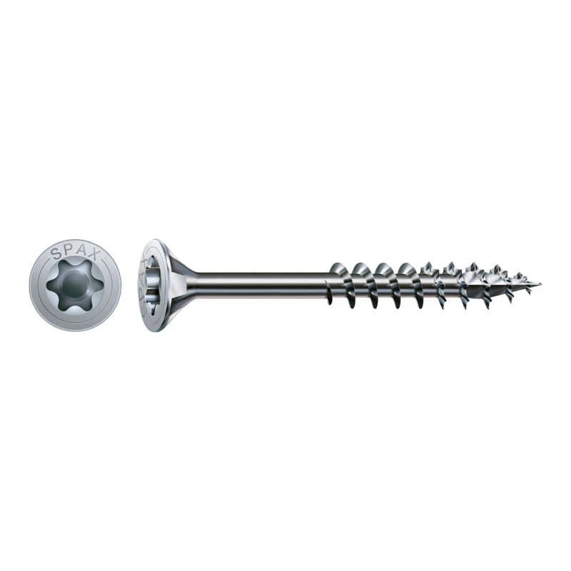 Vis à bois tête fraisée filetage partiel T-STAR plus T20 4CUT (360 pcs)- SPAX